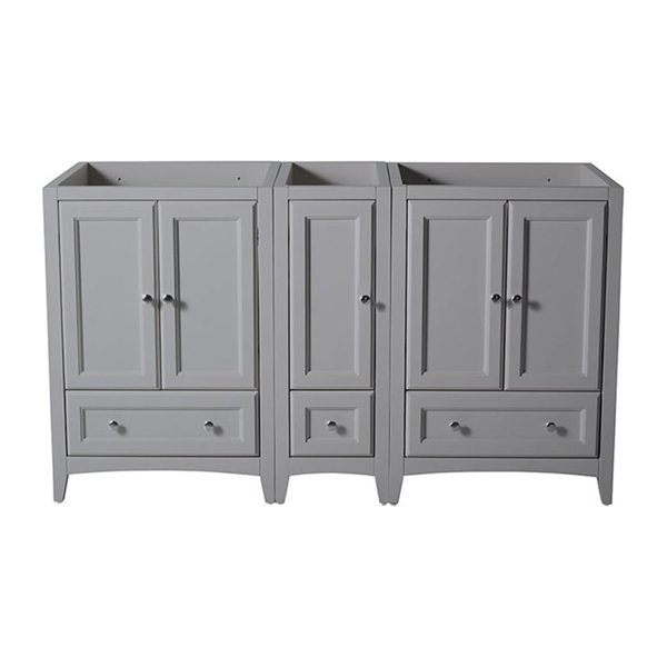 Fresca Oxford 60" Freestanding Double Sink Bathroom Vanity Base Only